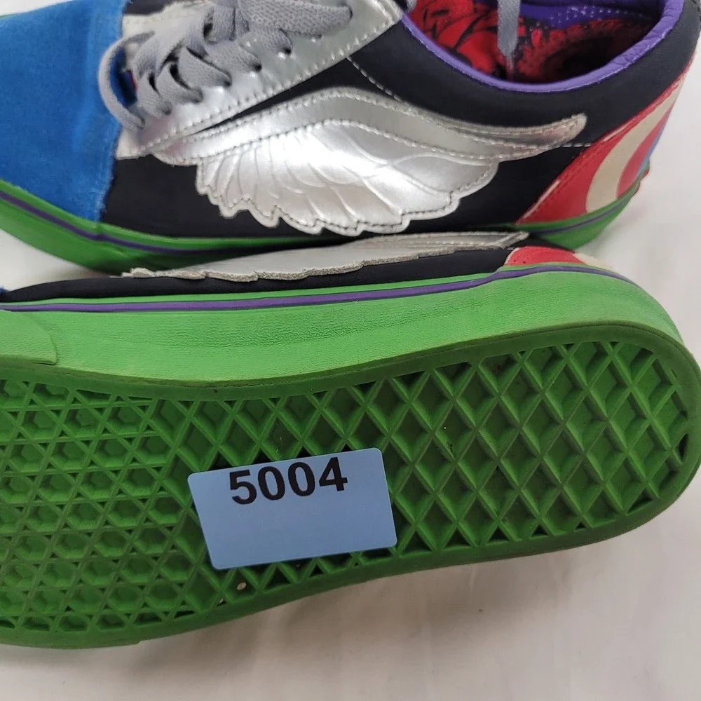 Vans x Marvel Old Skool Avengers Multi Captain America Thor Hulk M 7.5 W 9